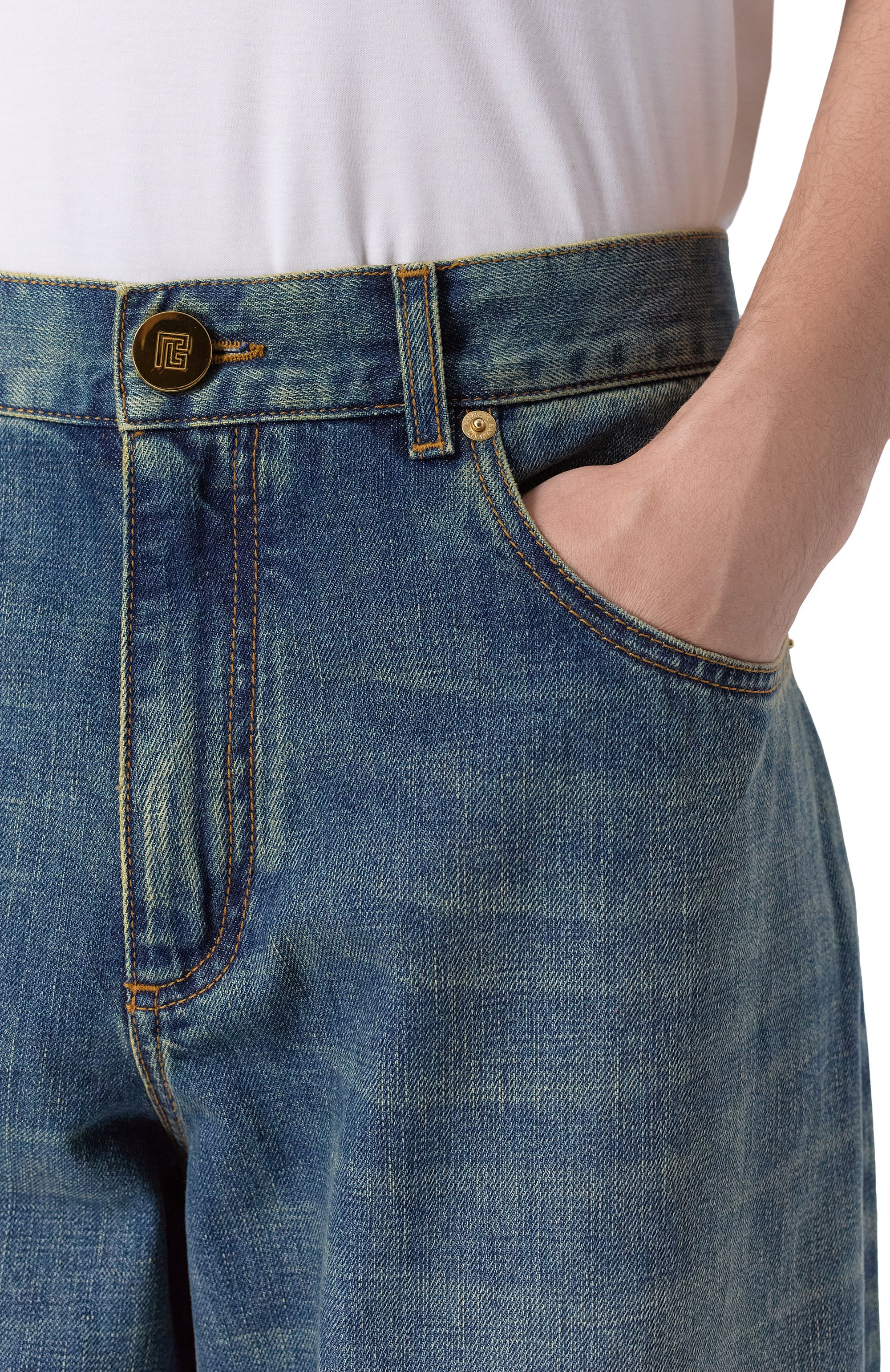 Джинсы BALMAIN, арт. FH0ML165/DG04, фото 5