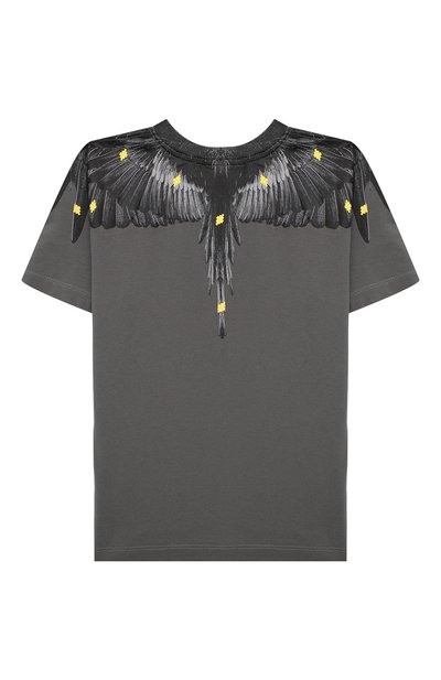 Хлопковая футболка MARCELO BURLON KIDS OF MILAN, арт. 21E/B/MB/1114/0010/2-6Y, фото 2