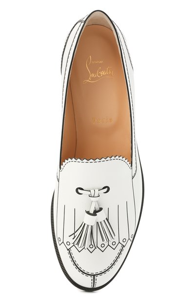 Кожаные лоферы trompinetta CHRISTIAN LOUBOUTIN, арт. 3200200/TR0MPINETTA FLAT, фото 5