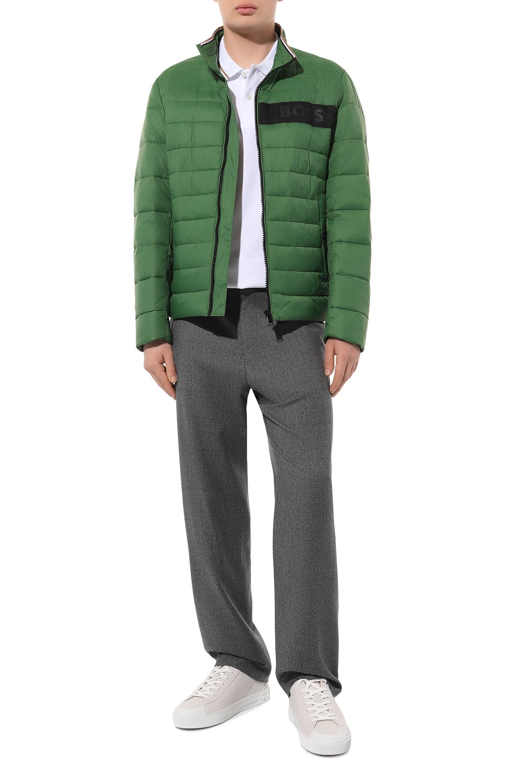 Хлопковое поло BOSS, арт. 50469360, фото 2