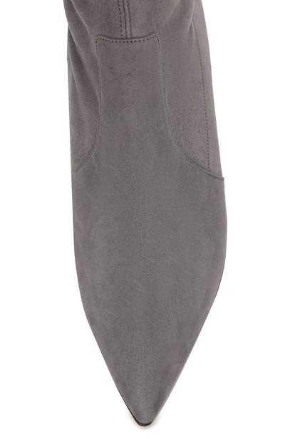 Замшевые ботфорты CASADEI темно-серого цвета по цене 145000 руб., арт. 1T853E0801T00059200, фото 5 Замшевые ботфорты CASADEI, арт. 1T853E0801T00059200, фото 5