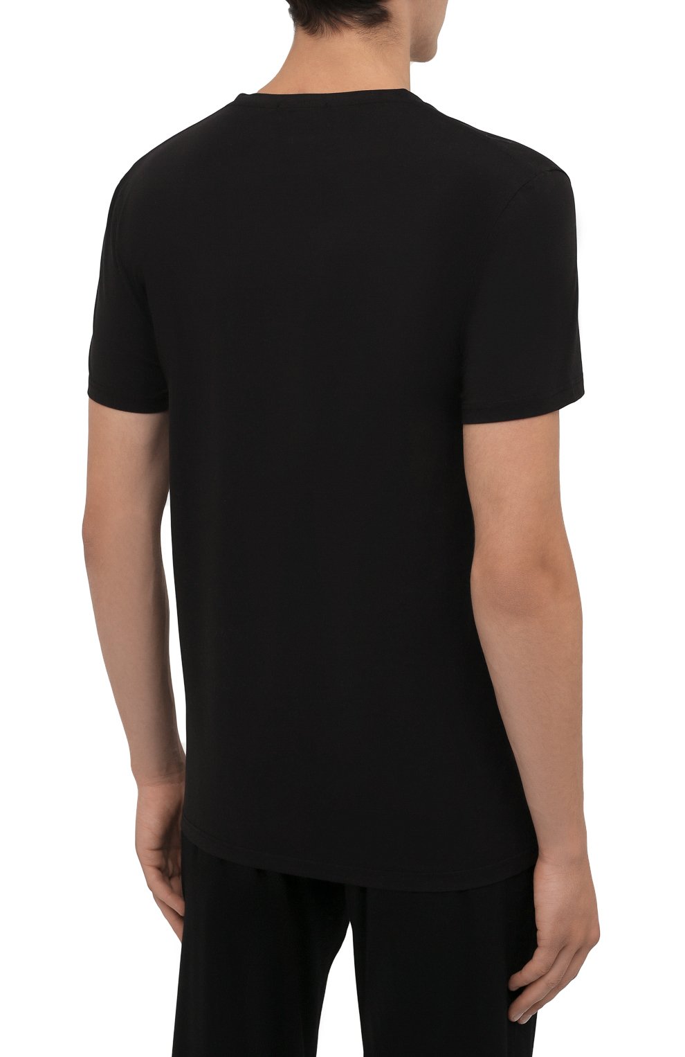 Хлопковая футболка ZEGNA, арт. N2M800050, фото 4