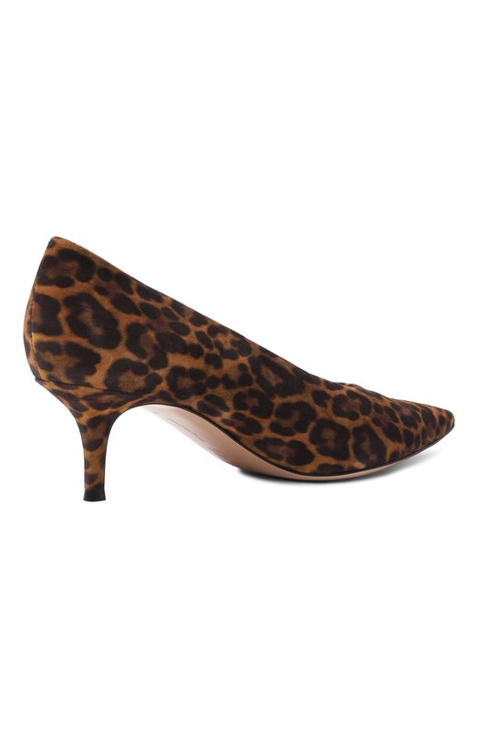 Замшевые туфли Robbie 55 Gianvito Rossi G22273.55RIC.CMDALLP Леопардовый  G22273.55RIC.CMDALLP Фото 5