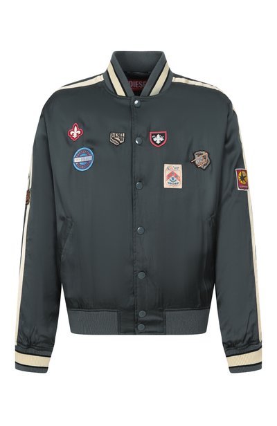 Мужской бомбер из вискозы DIESEL, арт. A22973/0AGCJ
