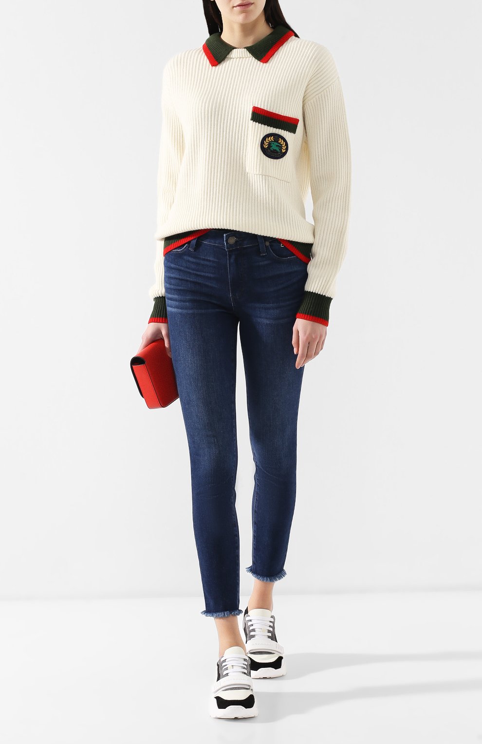 Пуловер из смеси шерсти и кашемира BURBERRY, арт. 8004796, фото 2