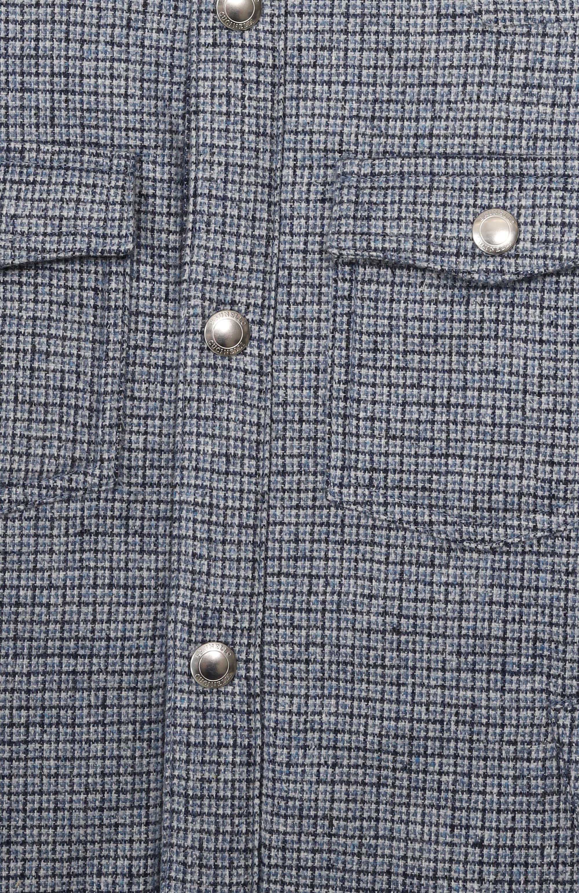 Куртка-рубашка из шелка и шерсти BRUNELLO CUCINELLI, арт. BV4010109B, фото 3