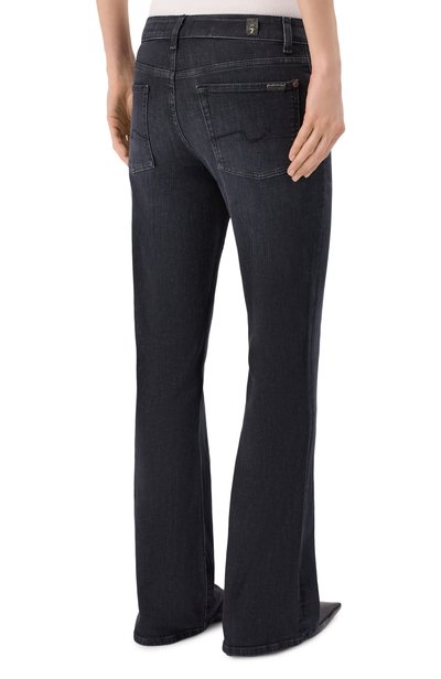 Джинсы the leggy bootcut 7 FOR ALL MANKIND темно-серого цвета по цене 31900 руб., арт. 7U4X0C34-450, фото 4 Джинсы the leggy bootcut 7 FOR ALL MANKIND, арт. 7U4X0C34-450, фото 4
