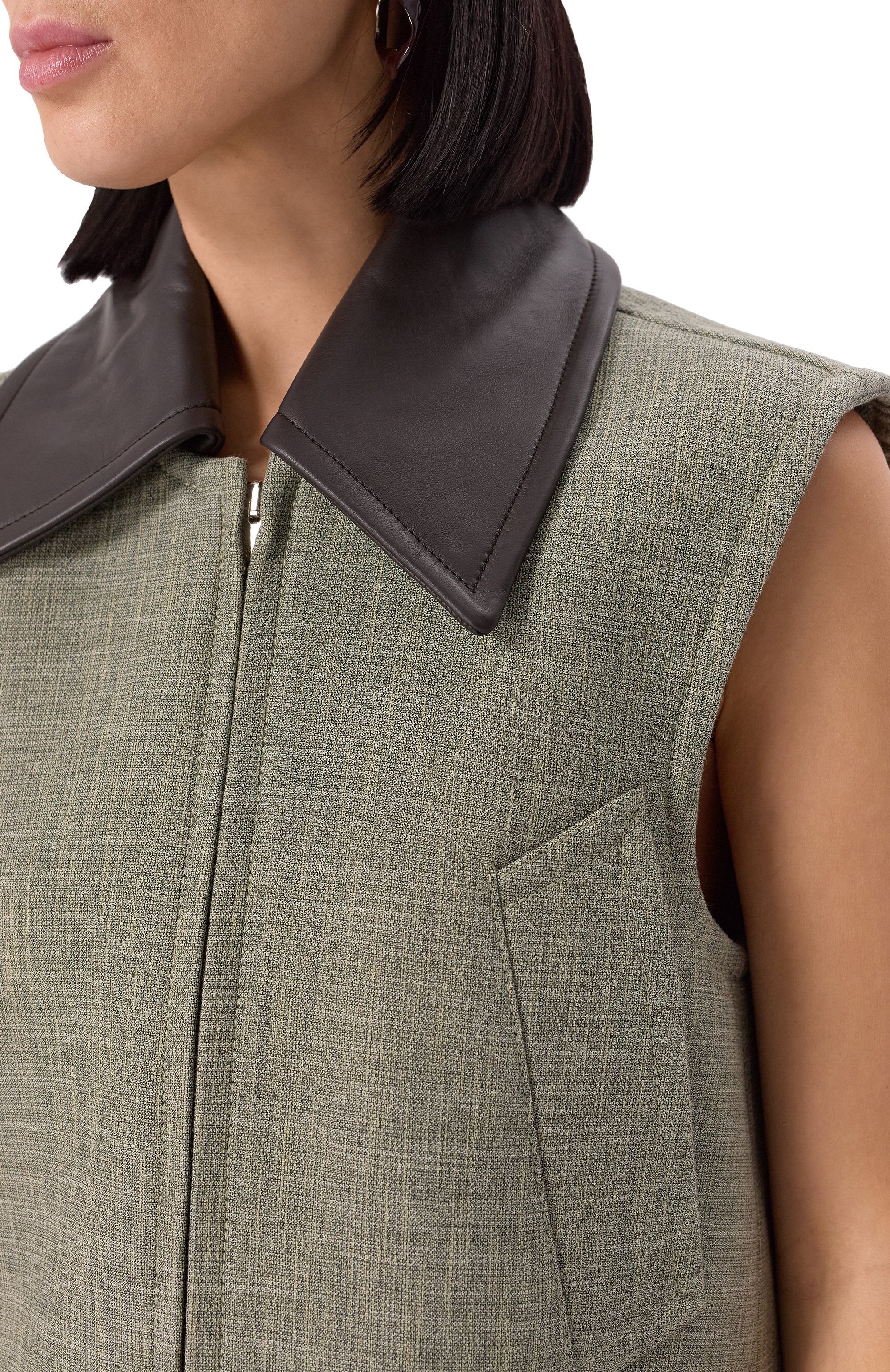 Жилет из вискозы и хлопка BOTTEGA VENETA, арт. 812015/VKPH0, фото 5