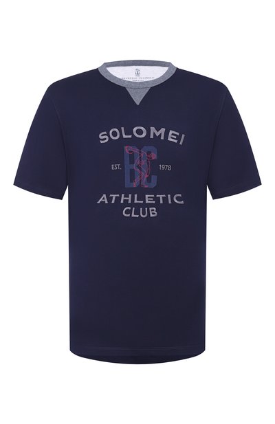 Мужская хлопковая футболка BRUNELLO CUCINELLI, арт. M0B131002G