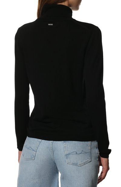 Шерстяная водолазка BOSS, арт. 50478290, фото 4