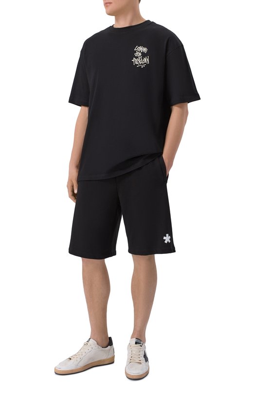 Хлопковые шорты Comme des Fuckdown CFABM01905 Чёрный  CFABM01905 Фото 2