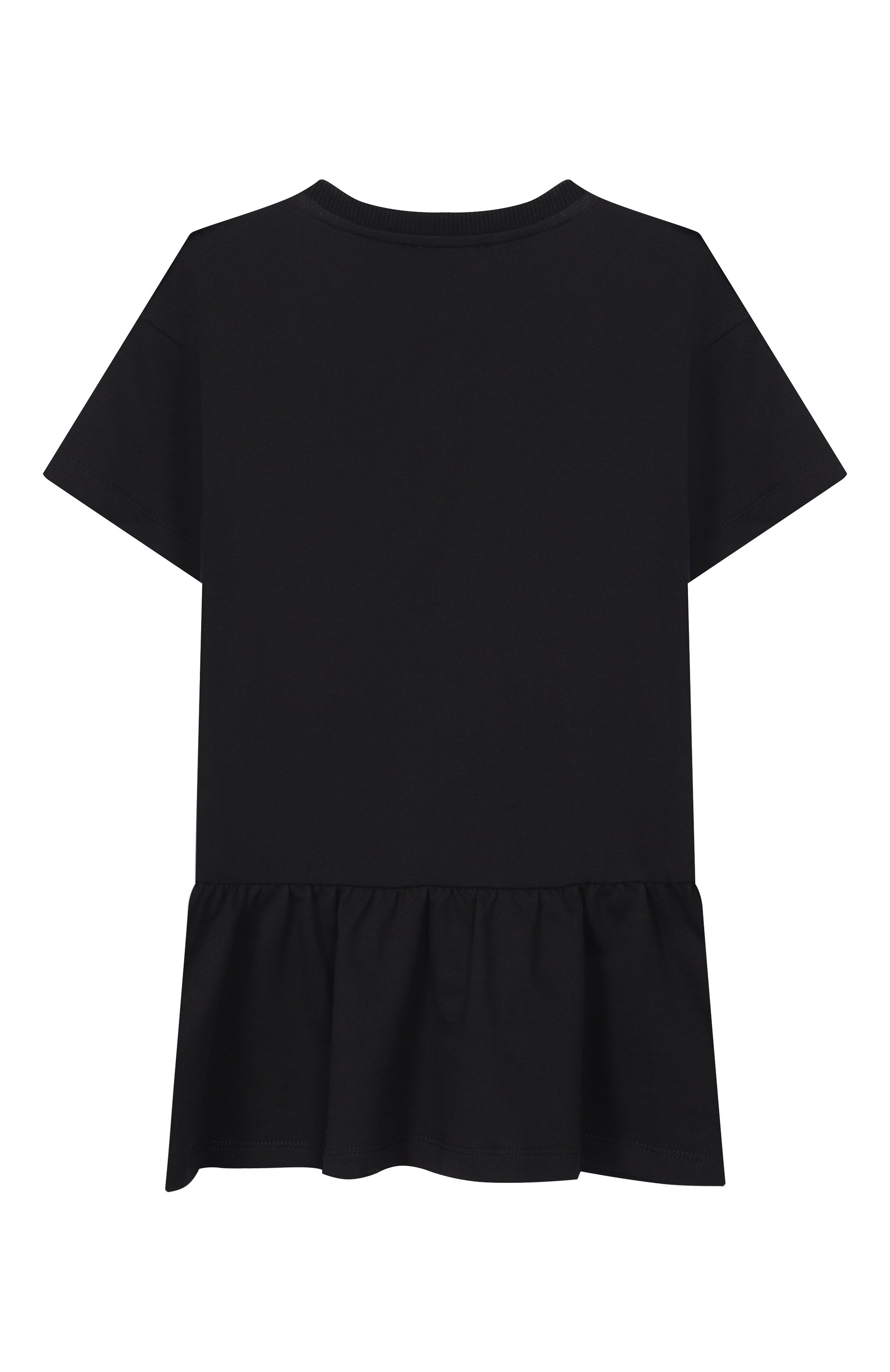 Хлопковое платье MOSCHINO черного цвета по цене 10850 руб., арт. HDV0HL/LCA19_001, фото 2 Хлопковое платье MOSCHINO, арт. HDV0HL/LCA19_001, фото 2