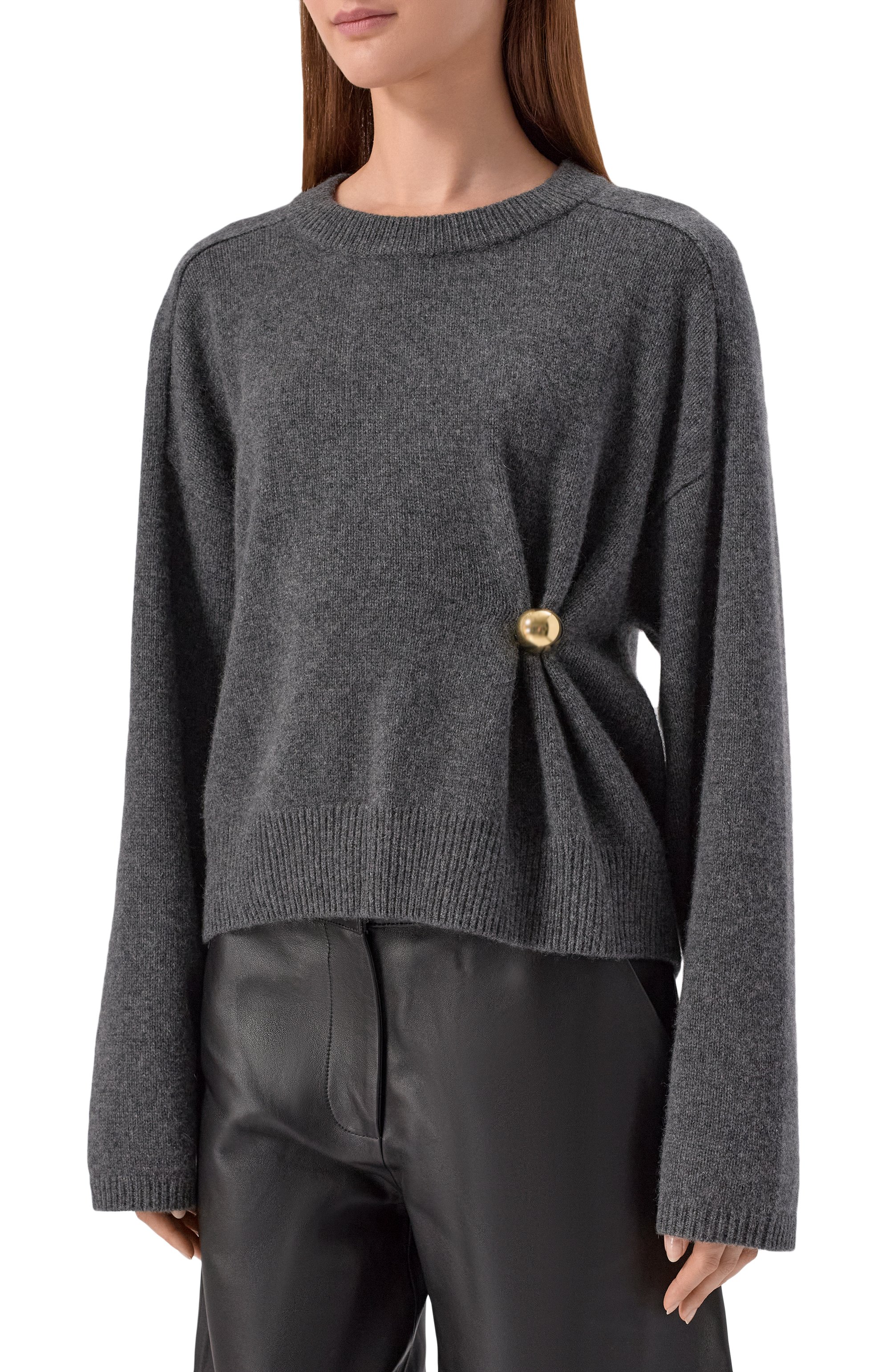 Кашемировый свитер LOULOU DE SAISON, арт. BILL, фото 3