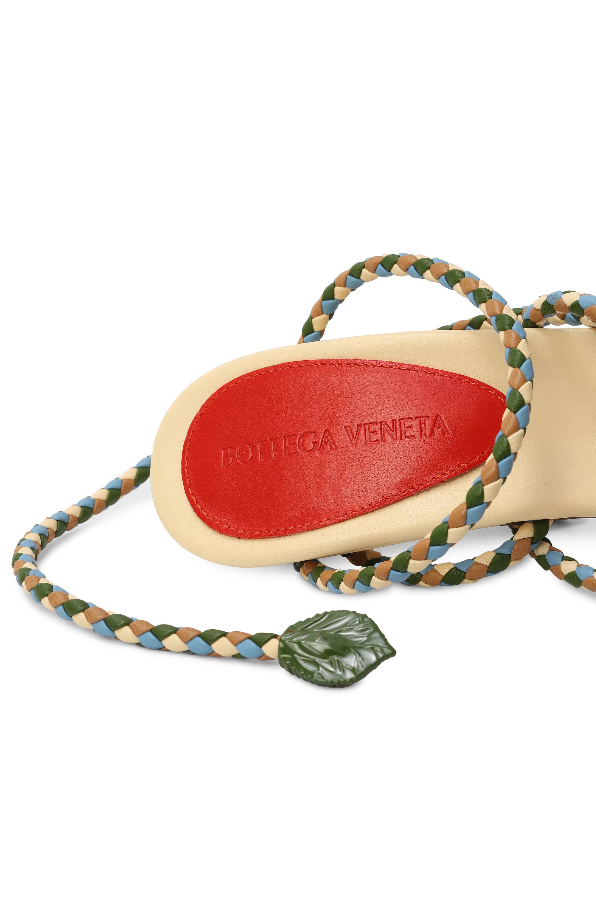 Кожаные босоножки adam BOTTEGA VENETA разноцветного цвета по цене 161000 руб., арт. 816473/VBSDG, фото 7 Кожаные босоножки adam BOTTEGA VENETA, арт. 816473/VBSDG, фото 7