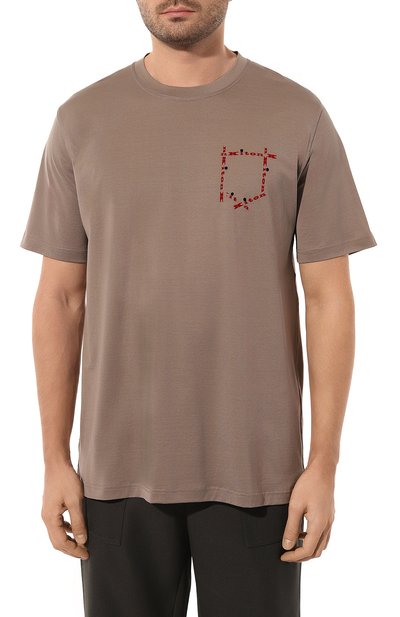 Хлопковая футболка KITON, арт. UK1163W23, фото 3