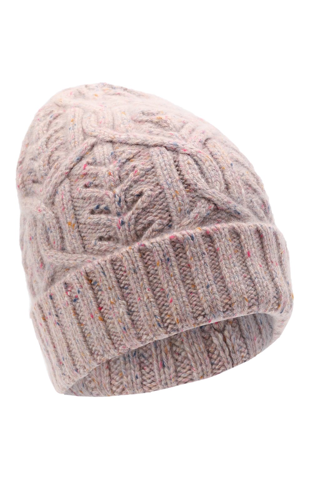 Кашемировая шапка LORO PIANA светло-розового цвета по цене 66400 руб., арт. FAL9154, фото 1 Кашемировая шапка LORO PIANA, арт. FAL9154, фото 1
