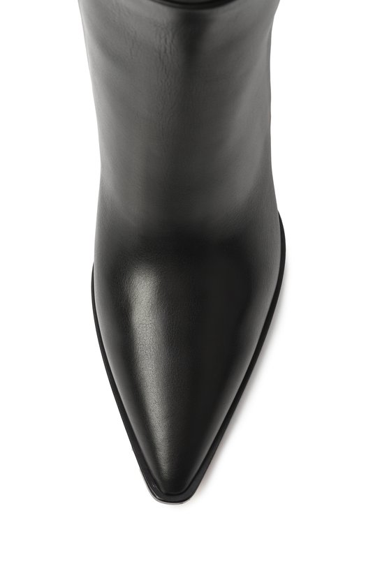 Кожаные ботильоны Santoni WTWG59604HI3NLGA Чёрный  WTWG59604HI3NLGA Фото 6