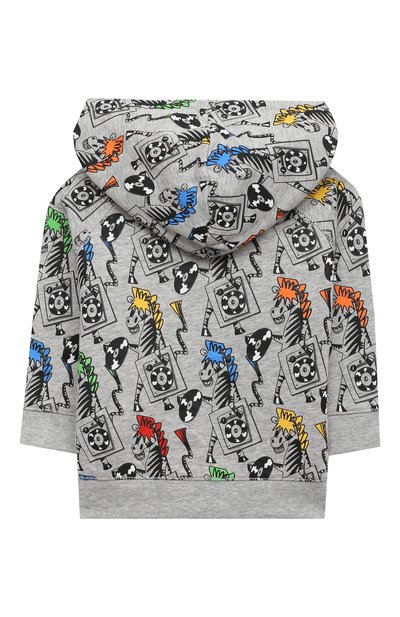 Хлопковая толстовка STELLA MCCARTNEY серого цвета по цене 5480 руб., арт. 601023/SPJ84, фото 2 Хлопковая толстовка STELLA MCCARTNEY, арт. 601023/SPJ84, фото 2