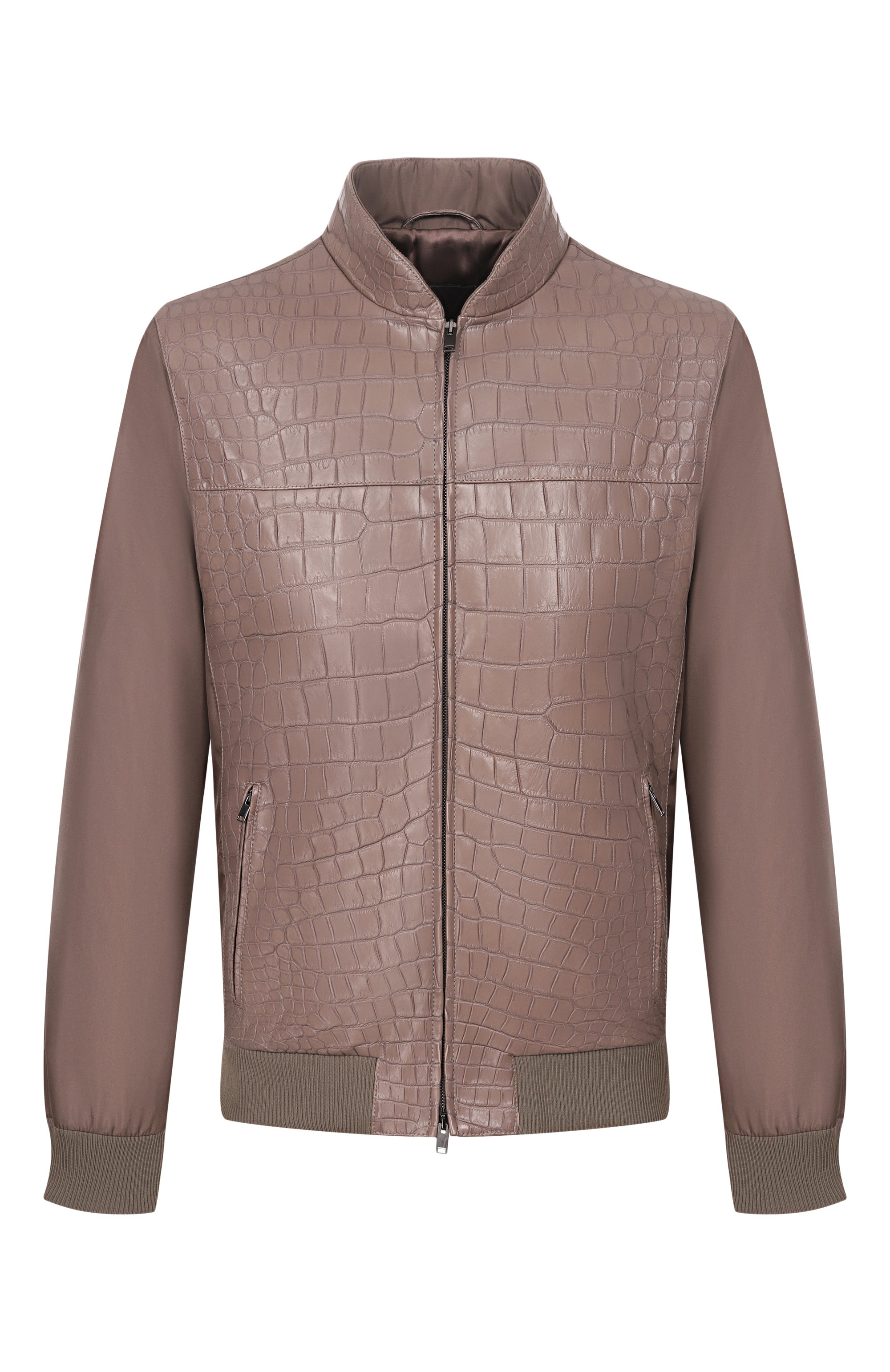 Бомбер с отделкой из кожи крокодила MVST, арт. M26.CSM.L402/1661, фото 1