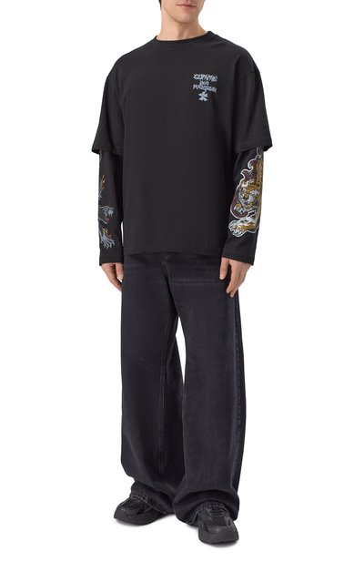 Хлопковый лонгслив COMME DES FUCKDOWN, арт. CFABM01951, фото 2