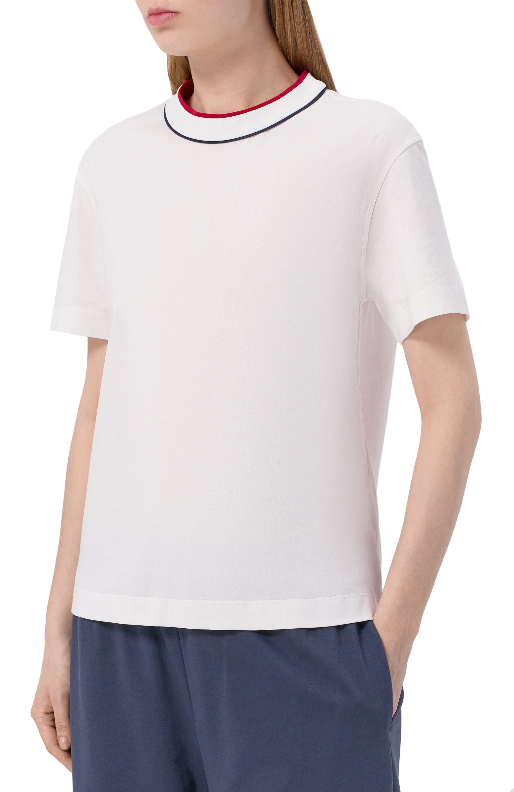 Хлопковая футболка BRUNELLO CUCINELLI, арт. M0T81VT500, фото 3