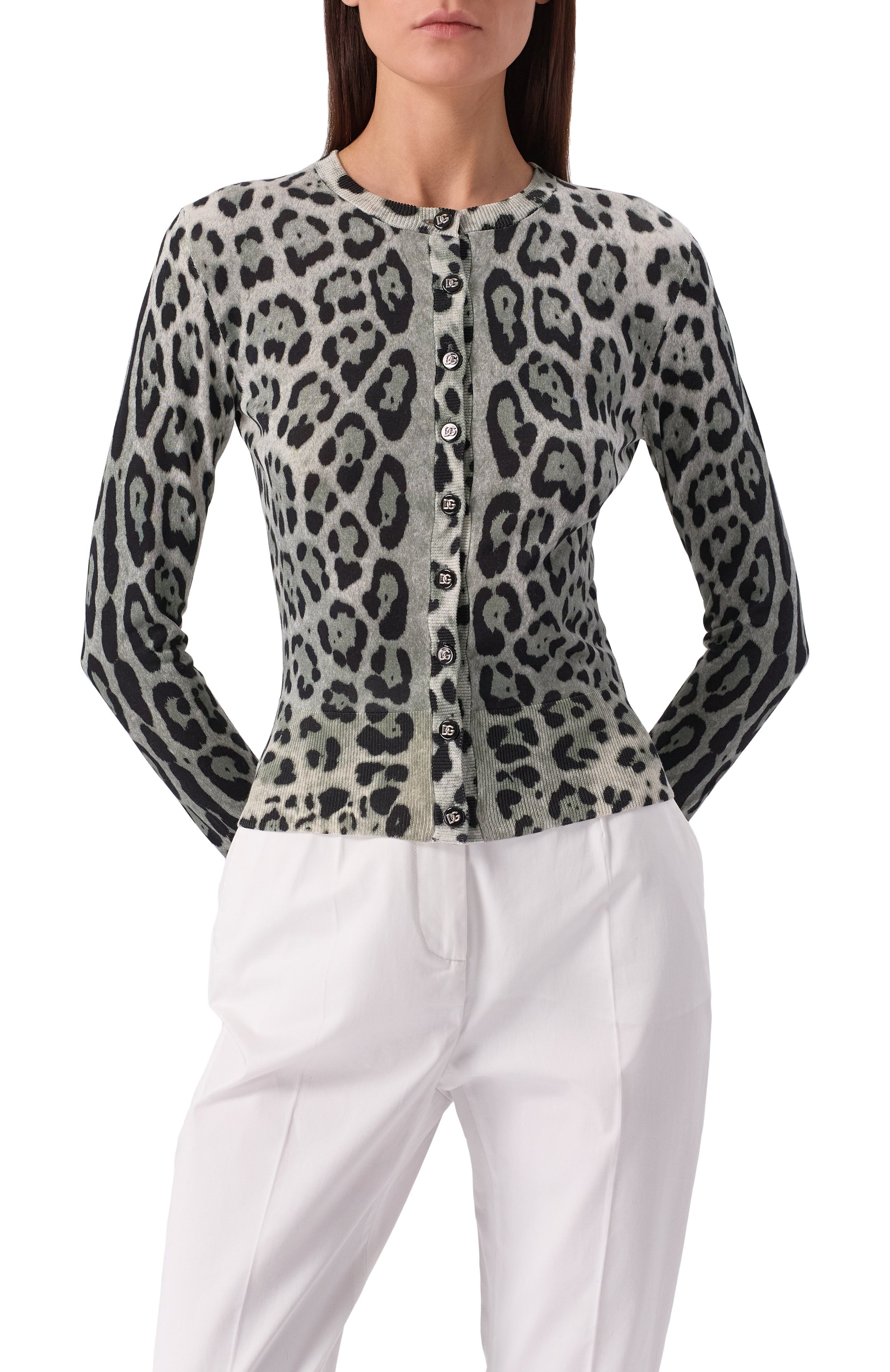 Шелковый кардиган DOLCE & GABBANA, арт. FXV07T/JAHLA, фото 3