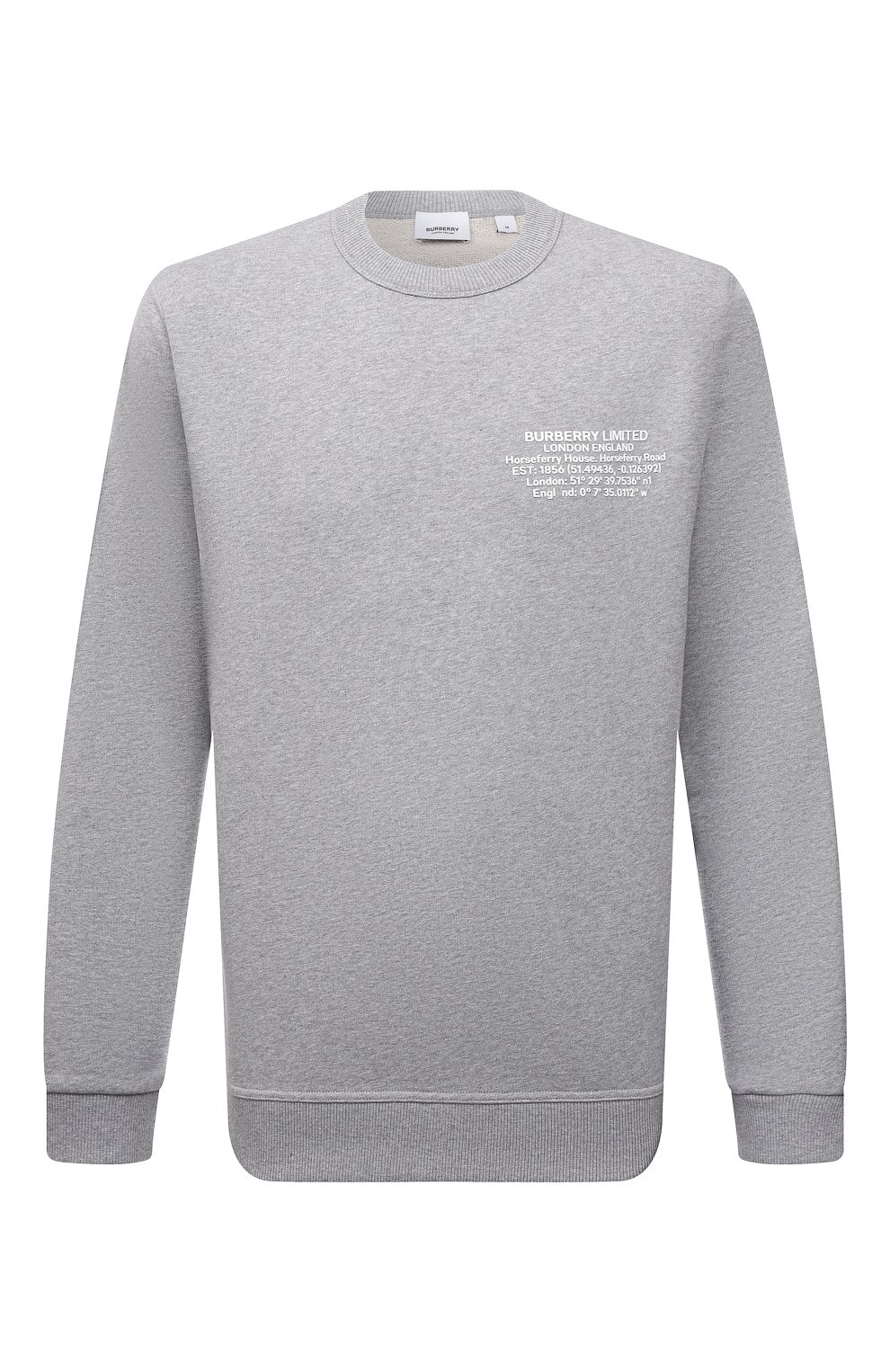 Хлопковый свитшот BURBERRY, арт. 8042752, фото 1