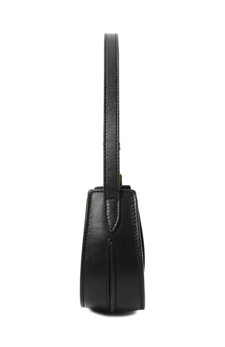 Женская сумка tsa micro TOD’S черного цвета, арт. XBWTSAX0000R0R | Фото 4 (Сумки-технические: Сумки top-handle; Материал: Натуральная кожа; Материал сплава: Проставлено; Драгоценные камни: Проставлено; Размер: small)