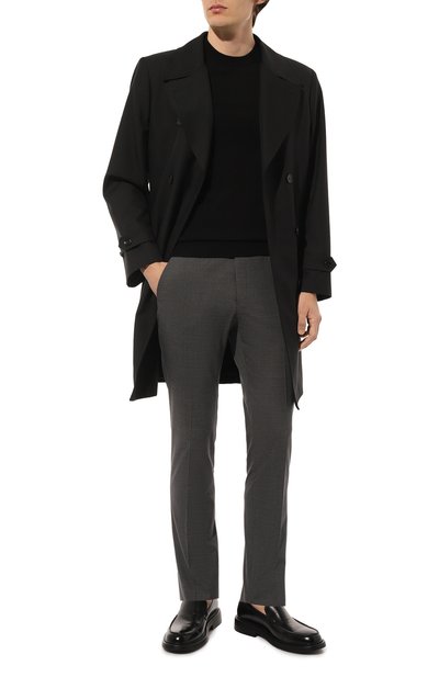 Джемпер из вискозы TRUSSARDI черного цвета по цене 12000 руб., арт. 52M00672-0F000542, фото 2 Джемпер из вискозы TRUSSARDI, арт. 52M00672-0F000542, фото 2