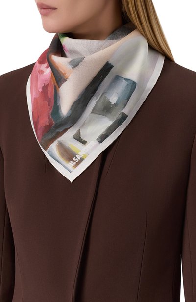 Шелковый платок JIL SANDER, арт. J03TF0110/J55124, фото 2