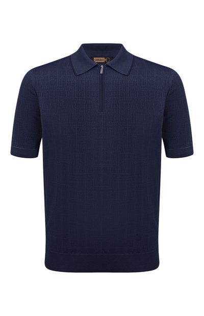 Мужская поло из хлопка и шелка ZILLI, арт. MBZ-PZ112-REGI1/MC01