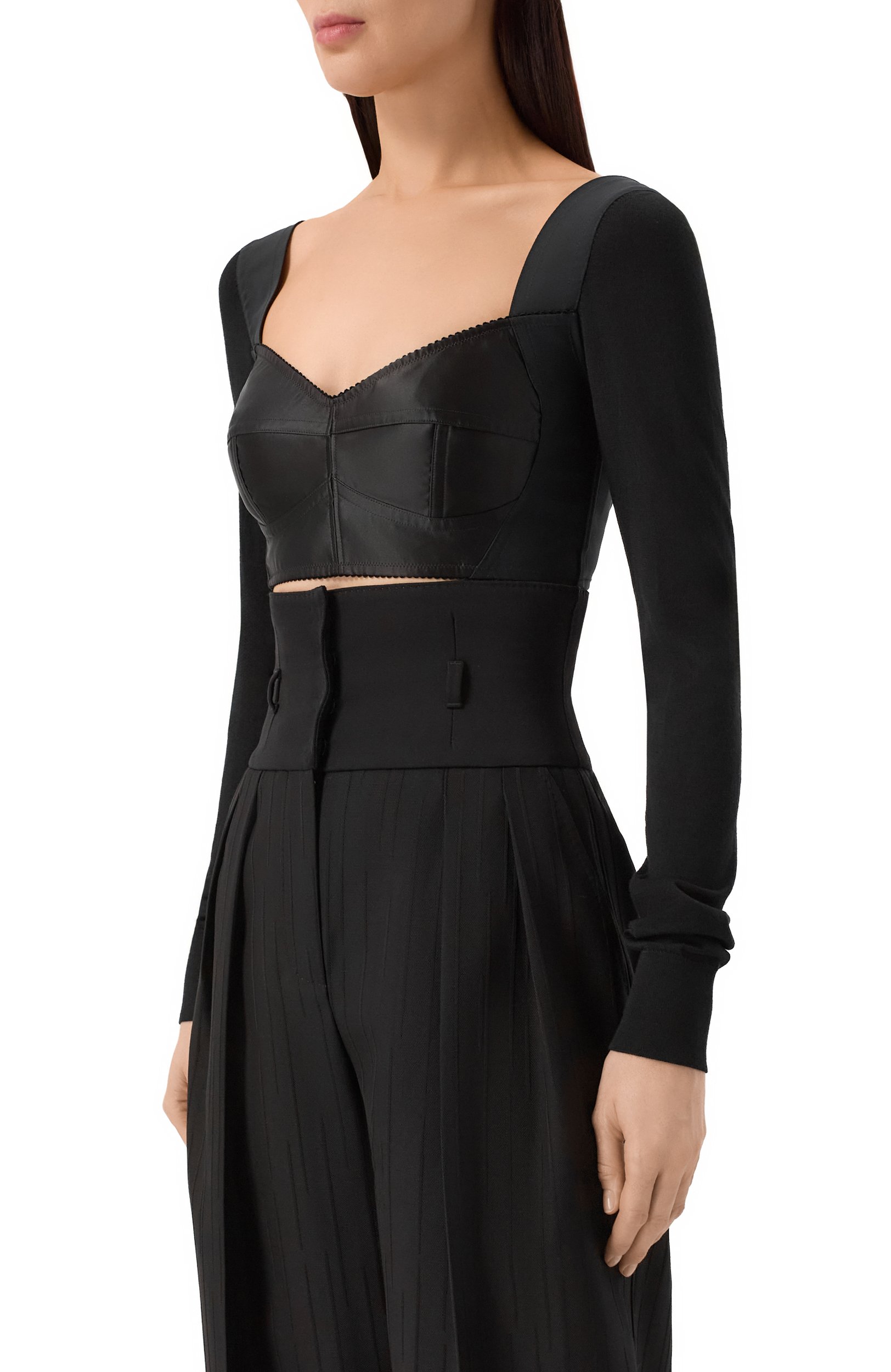 Атласный топ-бюстье DOLCE & GABBANA, арт. F7CH6T/GDEB8, фото 3
