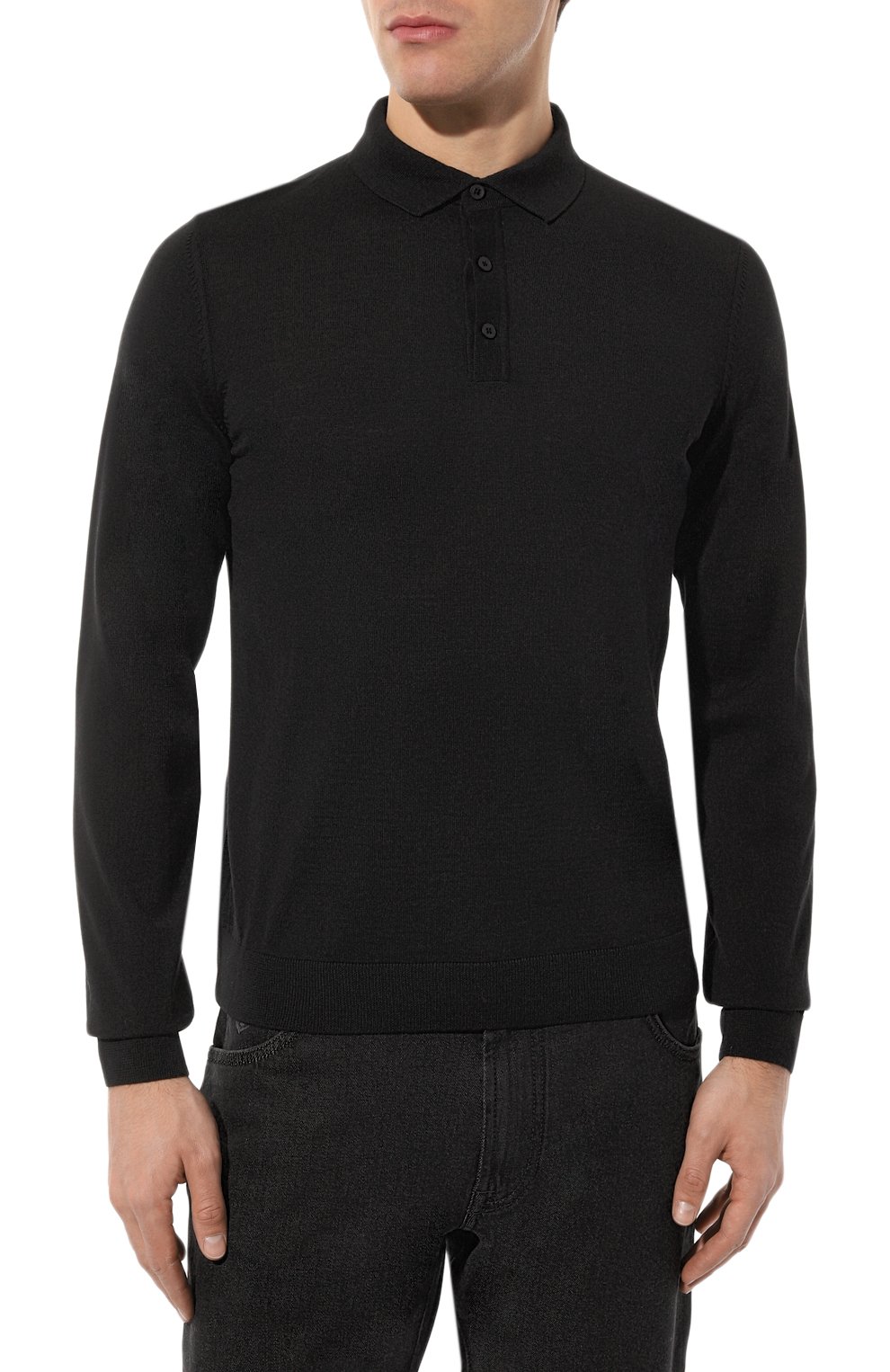 Шерстяное поло BOSS, арт. 50476355, фото 3