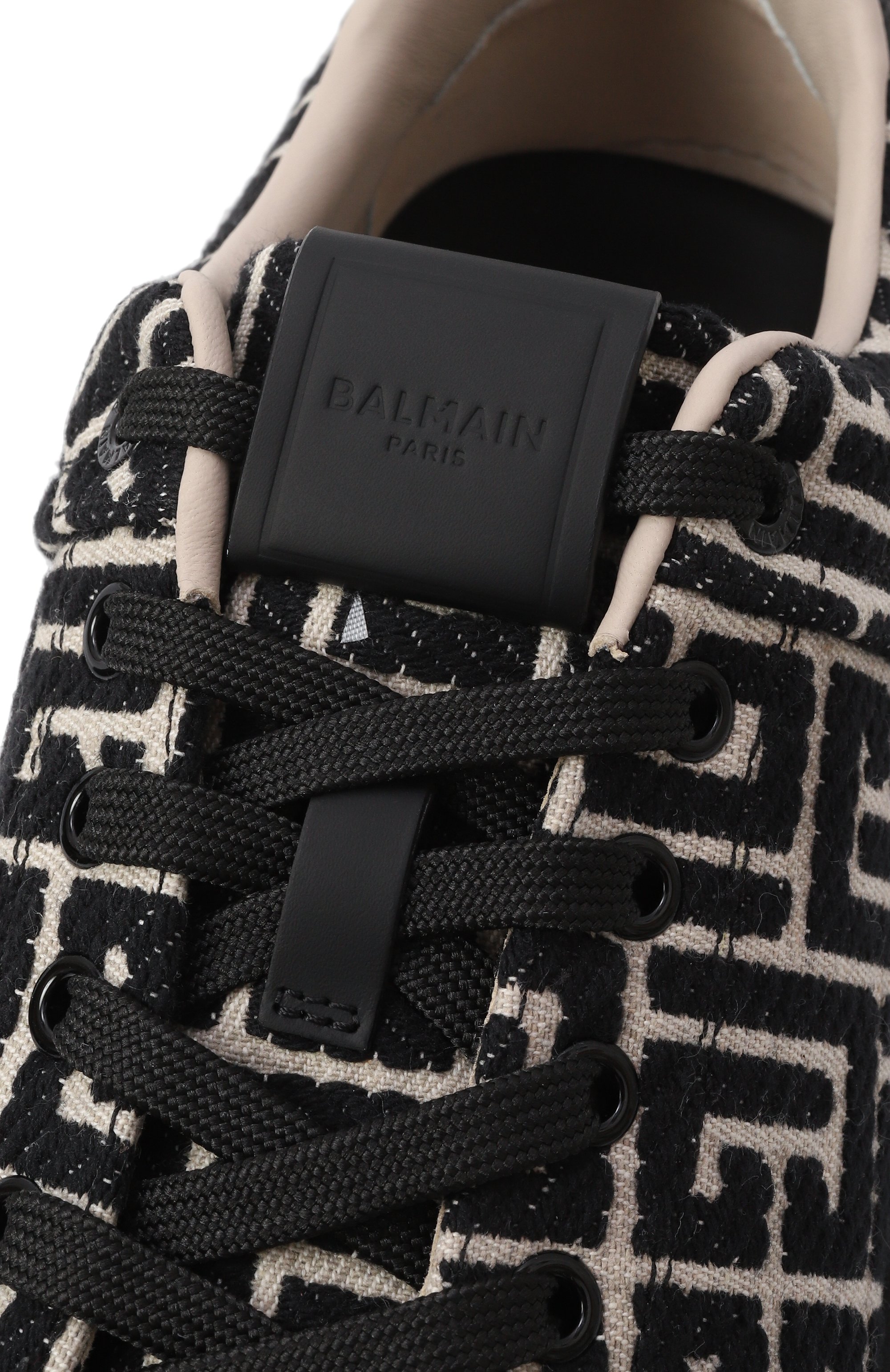 Текстильные кеды b-court BALMAIN, арт. DM1VI288/TJCM, фото 7