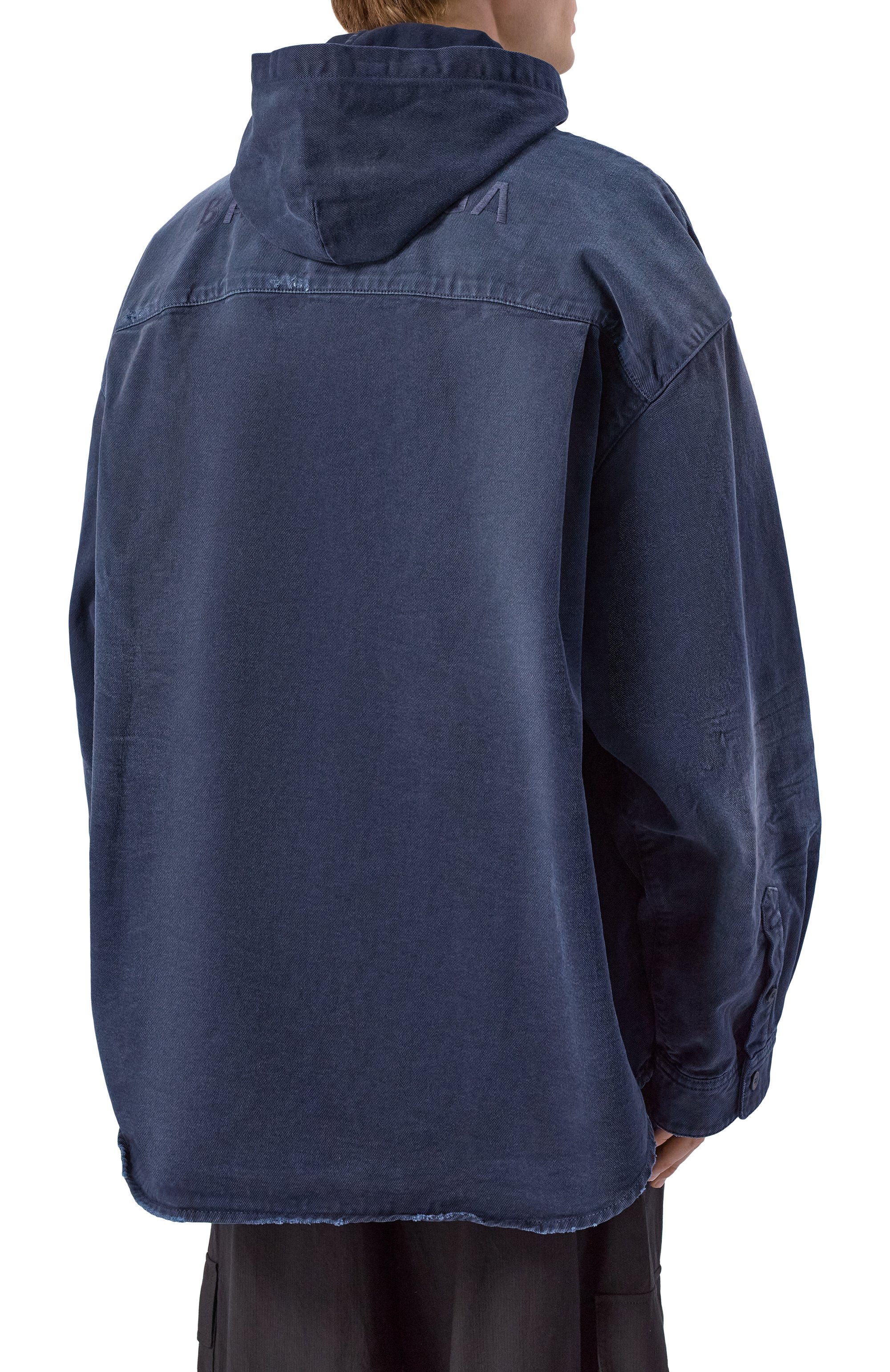 Джинсовая куртка-рубашка BALENCIAGA, арт. 857178/TTW64, фото 4