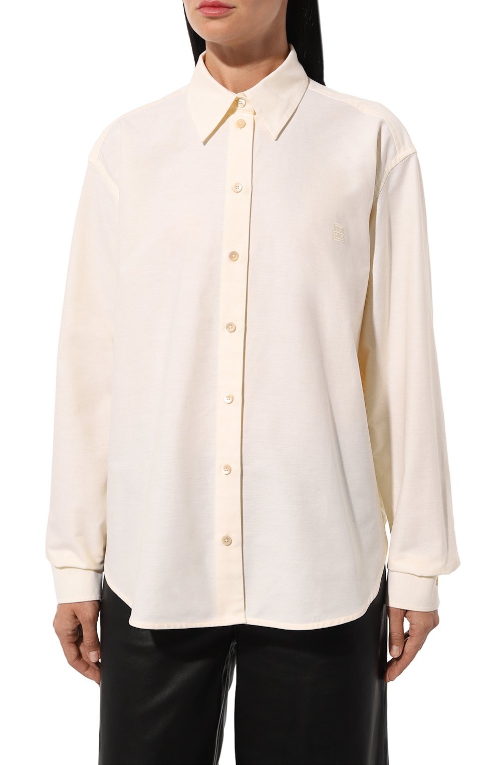 Хлопковая рубашка TOTEME, арт. 243-WRT0356-FB0235, фото 3