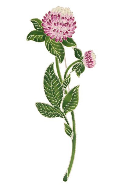 Брошь клевер РУССКИЕ САМОЦВЕТЫ, арт. 41463, фото 1