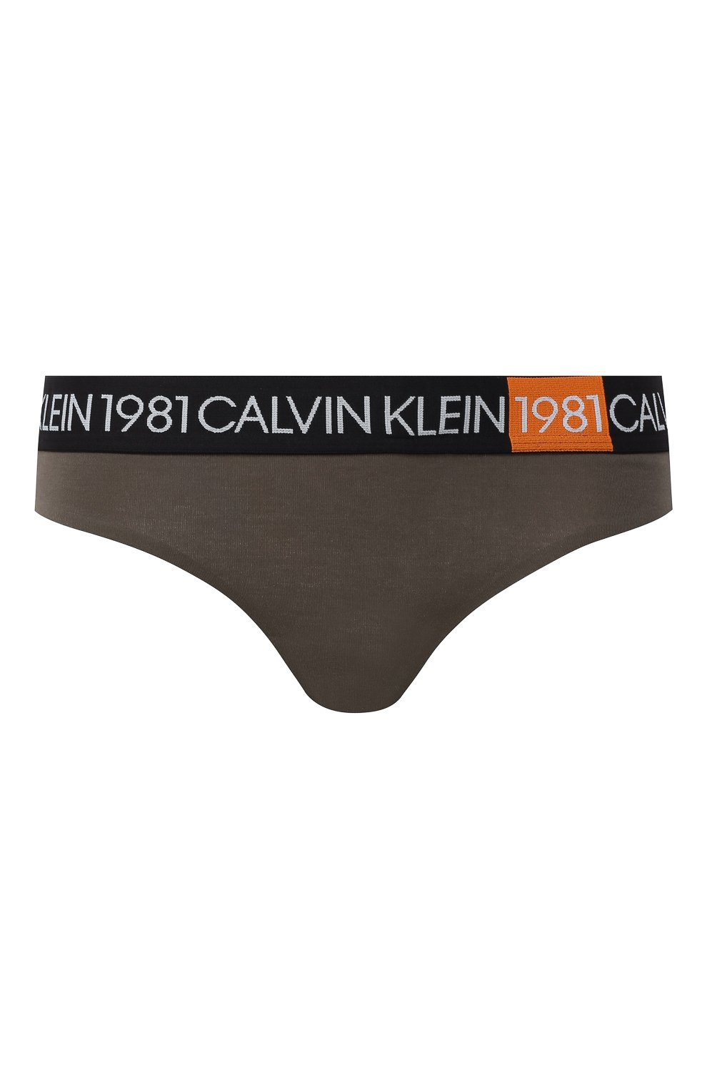 Трусы-слипы CALVIN KLEIN зеленого цвета по цене 2830 руб., арт. QF5449E, фото 1 Трусы-слипы CALVIN KLEIN, арт. QF5449E, фото 1