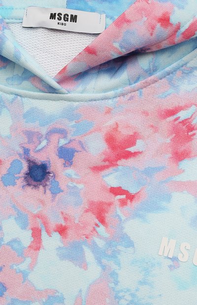 Хлопковое худи MSGM KIDS, арт. MS028947, фото 3