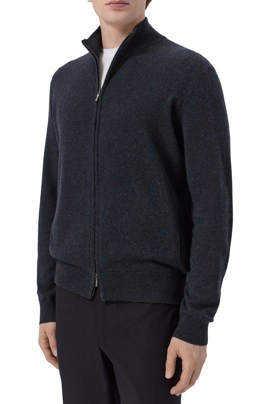 Кашемировый кардиган Loro Piana FAM9318 Серый  FAM9318 Фото 3