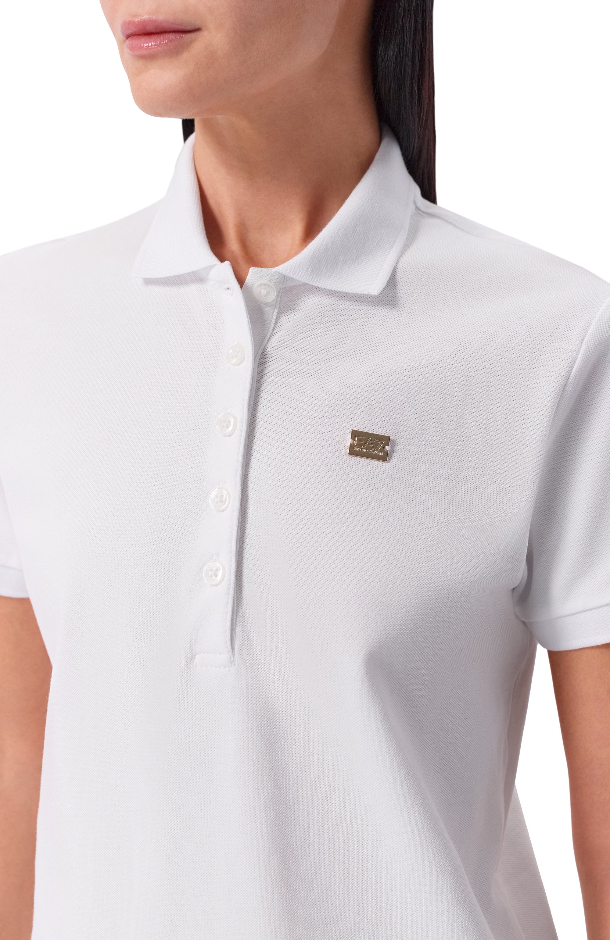 Хлопковое поло EA7, арт. 7W000030/AF12450, фото 5