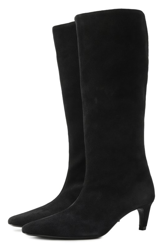 Замшевые сапоги Cave Jude CAVE KNEE B00T SUEDE Чёрный CAVE KNEE B00T SUEDE