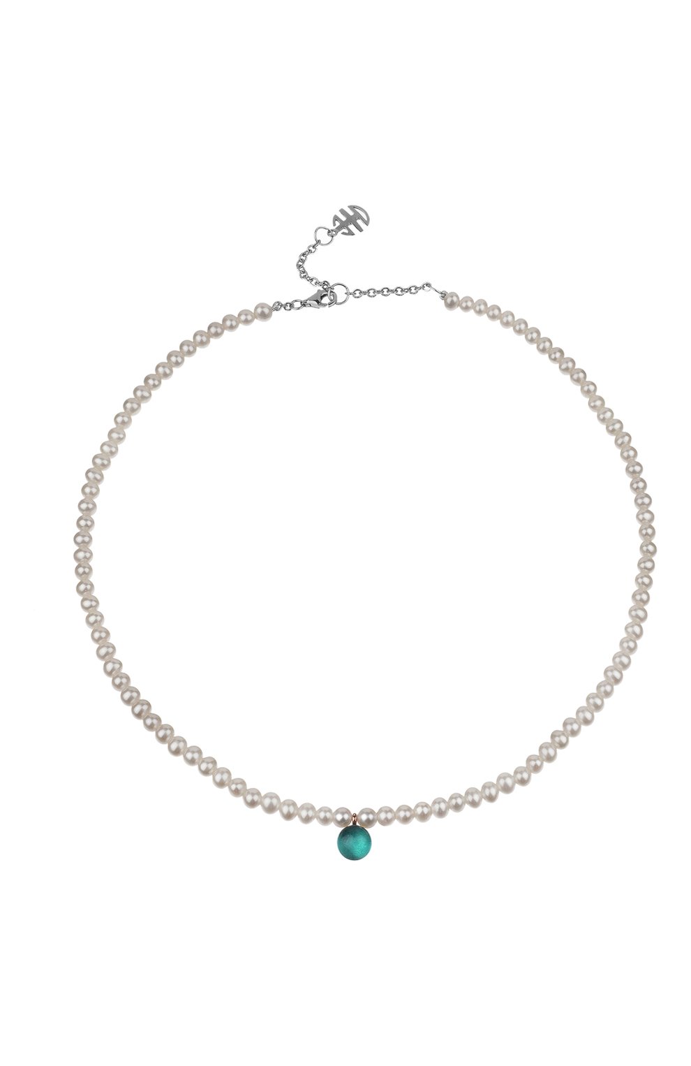 Колье MIMI бесцветного цвета по цене 56100 руб., арт. C21VZK1DVE90, фото 1 Колье MIMI, арт. C21VZK1DVE90, фото 1