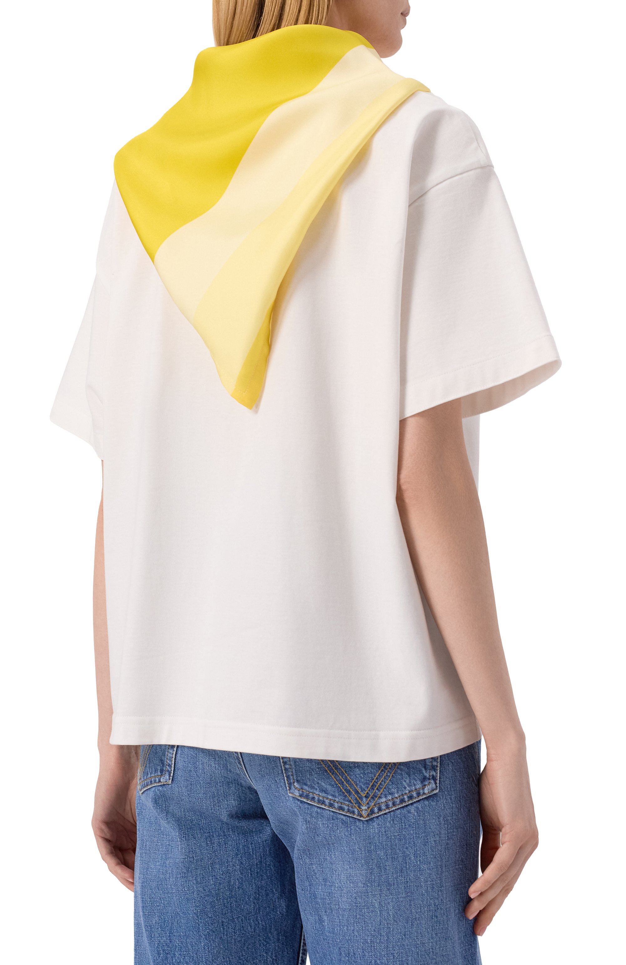 Хлопковая футболка BOTTEGA VENETA, арт. 825353/V5E01, фото 4