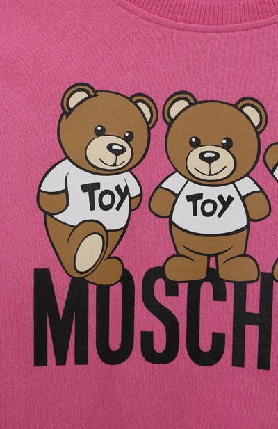 Хлопковое платье MOSCHINO, арт. HDV0DP/LCA40/10A-14A, фото 3