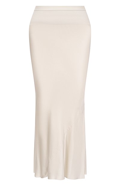 Женская атласная юбка RICK OWENS, арт. RP01E7343/SCH