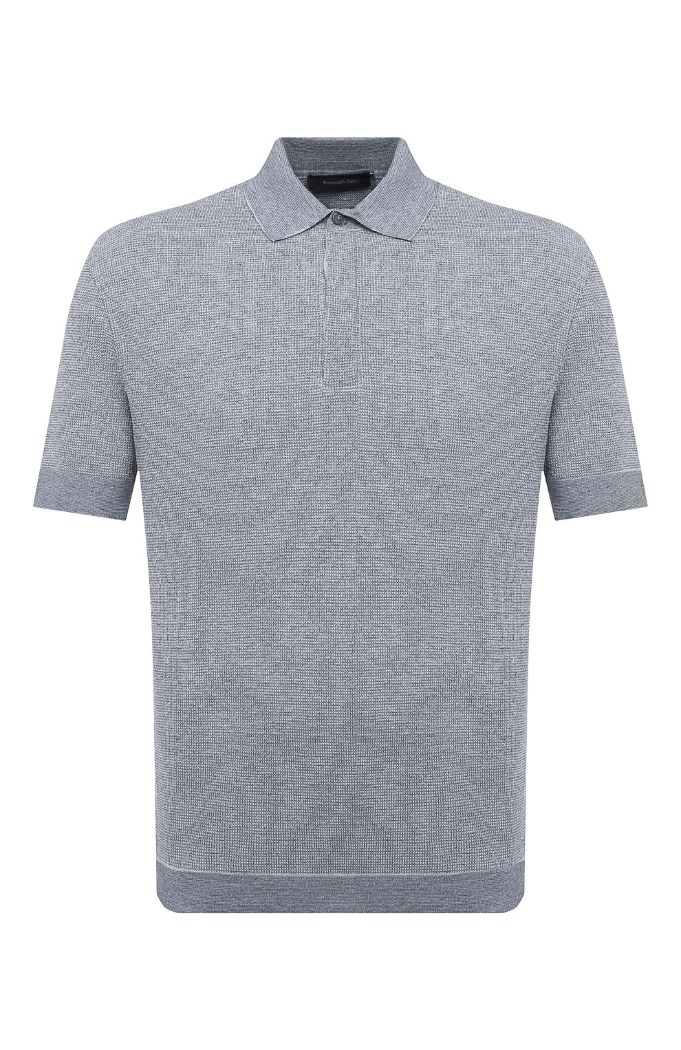 Поло из хлопка и льна ZEGNA, арт. UW314/753, фото 1