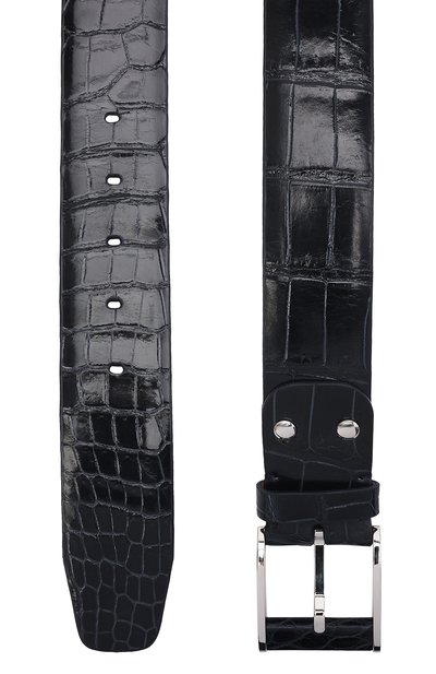 Ремень из кожи крокодила со сменными пряжками ZILLI, арт. MJL-CLAQE-01011/C819/CP0R, фото 3
