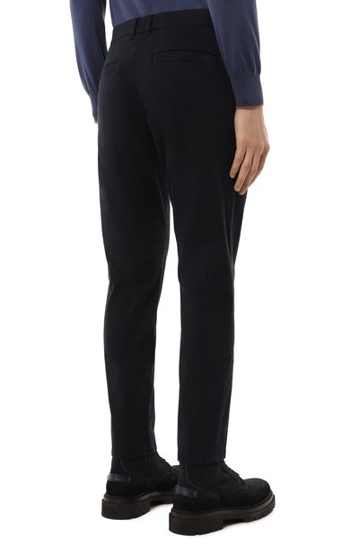 Хлопковые брюки BOGNER темно-синего цвета по цене 23700 руб., арт. 18026888, фото 4 Хлопковые брюки BOGNER, арт. 18026888, фото 4