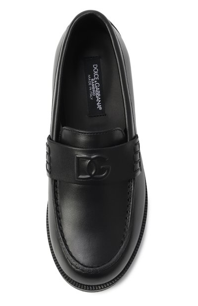 Кожаные лоферы DOLCE & GABBANA, арт. DA5296/A6M18/27-36, фото 4